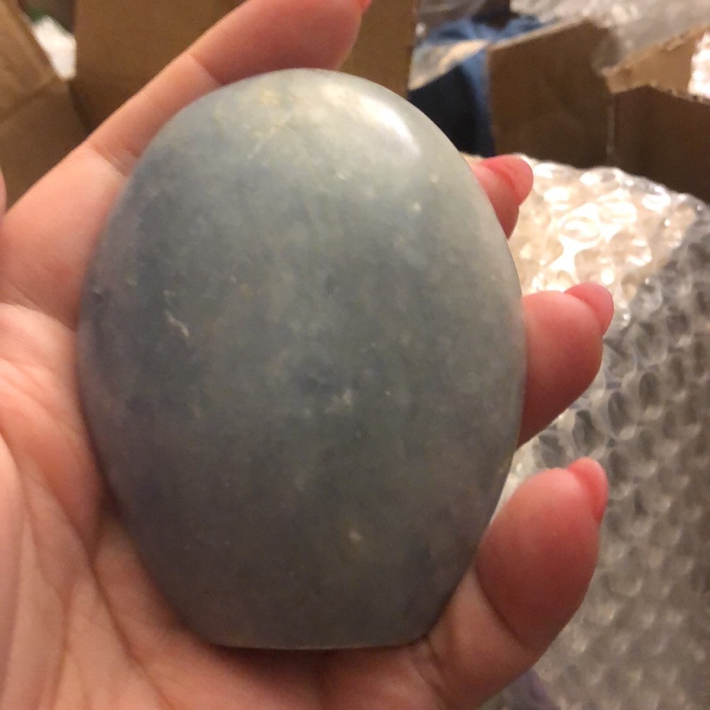 Blue calcite Freeform
